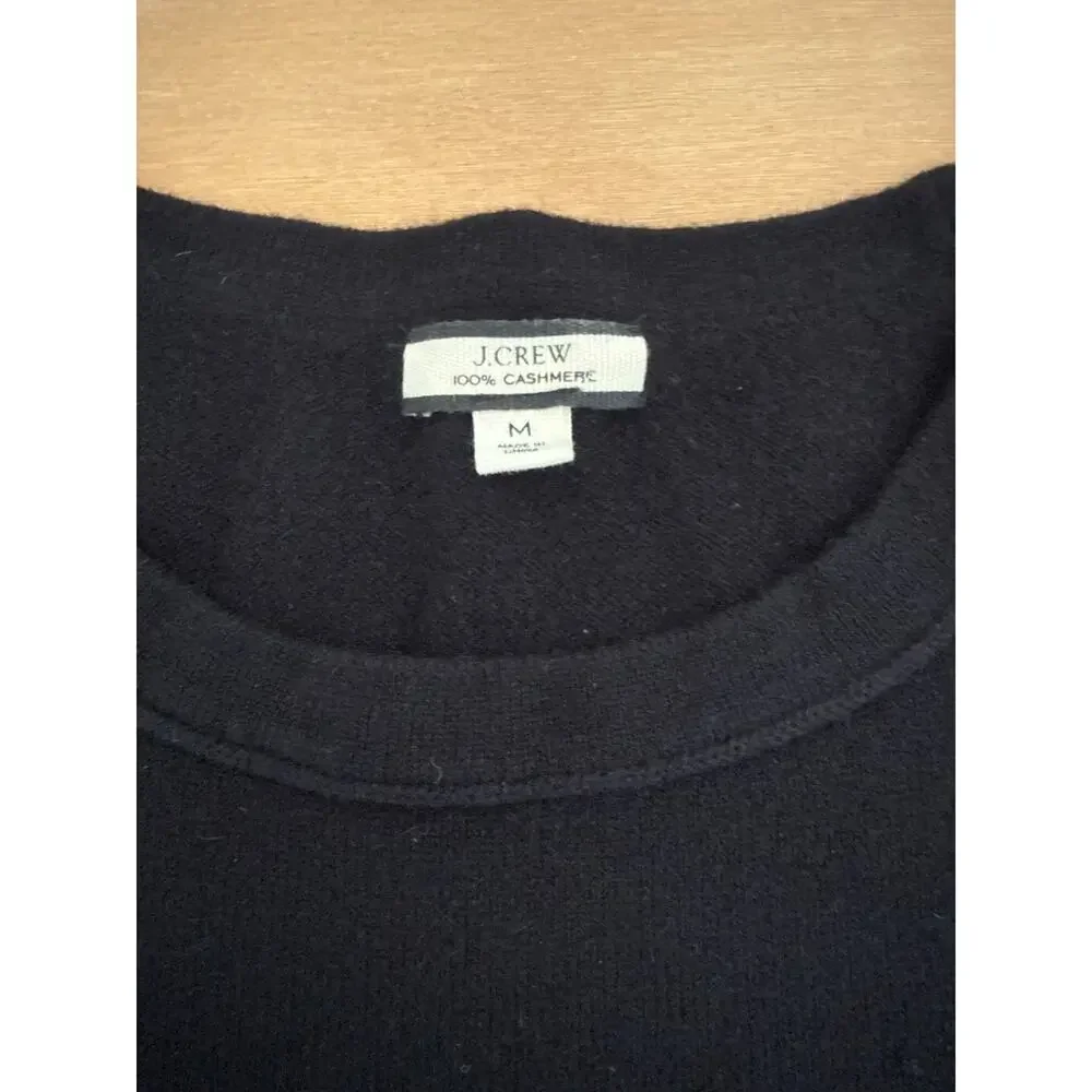 J. crew 100% Cashmere Women’s Medium Short Sleeve sweater Black